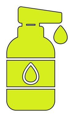 Bebek losyonu web simgesi, vektör illüstrasyonu 