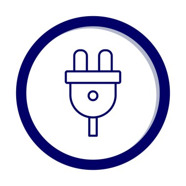 güç dolgusu, web simgesi basit tasarım 