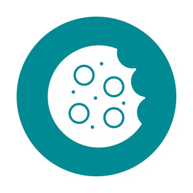 tatlı kurabiye izole vektör illüstrasyonu