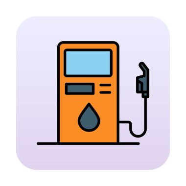 Yakıt İstasyonu simgesi taslak biçimi