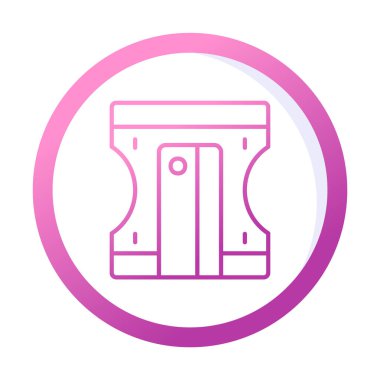 Kalem kalemtıraş simge vektör çizim