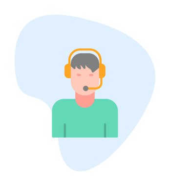 Müşteri Hizmeti Simgesi Tasarım Ögesi