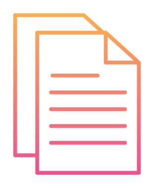 belge ikon vektör illüstrasyonu