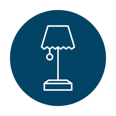 tablo lambası vektör illüstrasyonu