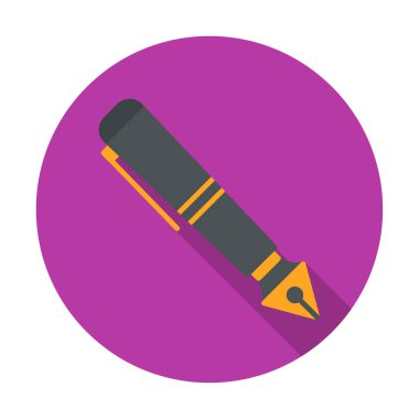 Dolma kalem simge vektör çizim