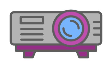 Projector  web icon vector illustration