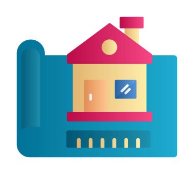 Vektör Yapı Çizim simgesi illüstrasyonu                                                    