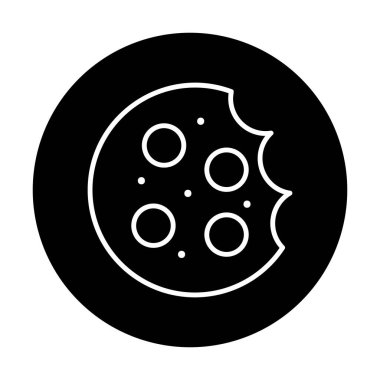 tatlı kurabiye izole vektör illüstrasyonu