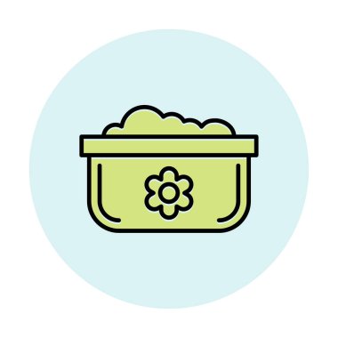 Bulaşık Otu Ağı simgesi, vektör illüstrasyonu 