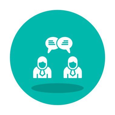 Kullanıcılar iletişim konsepti vektör illüstrasyonunu sohbet