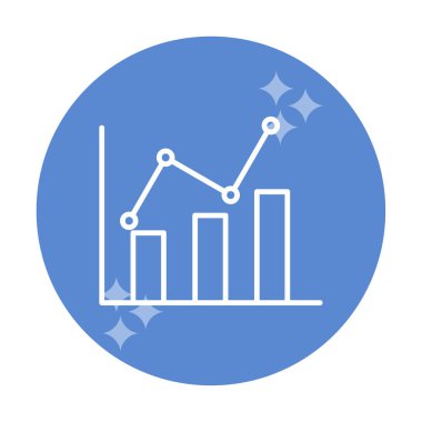 Grafik. Web simgesi basit illüstrasyon 