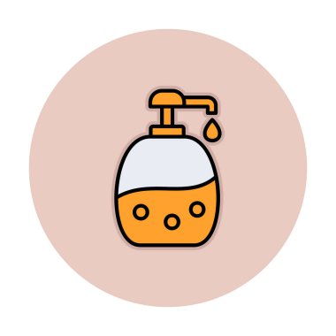 Bebek Şampuan ikonu vektör illüstrasyonu