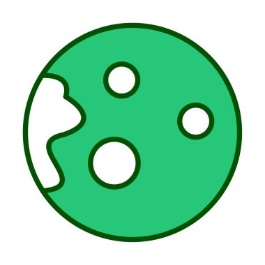 Gezegenler simgesi, vektör illüstrasyonu