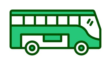 bus simgesi tasarım logo şablonu