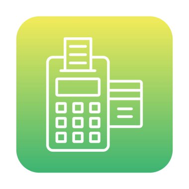 Vektör olarak EDC simgesi. logotype