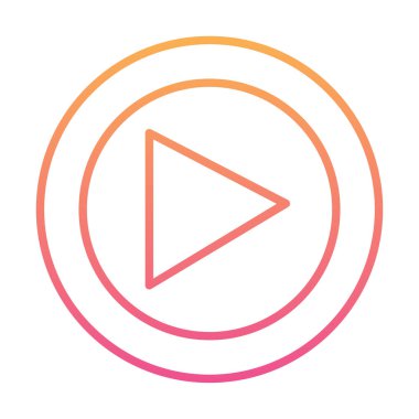 Oynatma düğmesi vektör çizimi