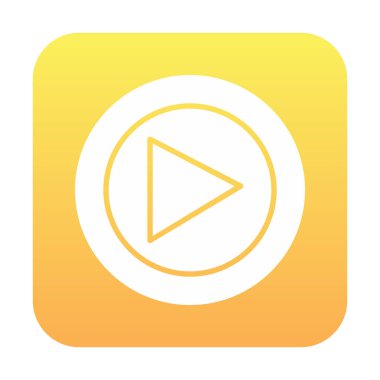 Oynatma düğmesi vektör çizimi