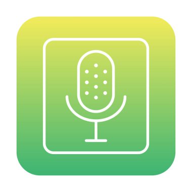 Illustration vector graphic of microphone icon