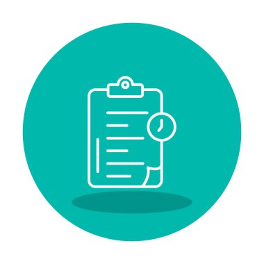 Pano simgesi, vektör illüstrasyonu basit tasarım