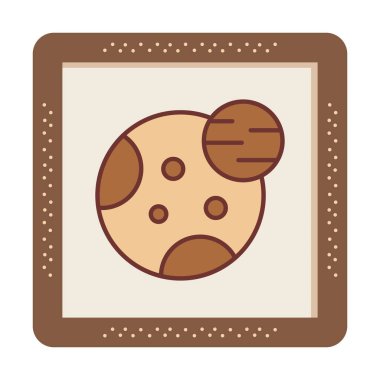 Gezegenler simgesi, vektör illüstrasyonu