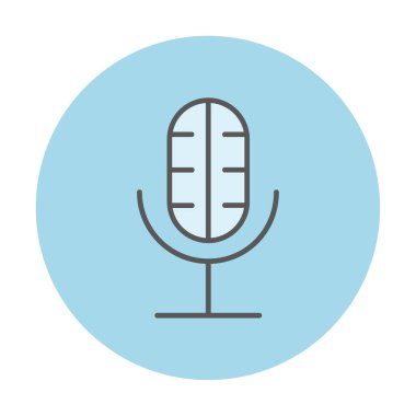 Illustration vector graphic of microphone icon