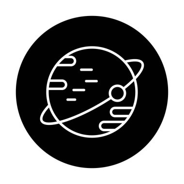 Gezegenler simgesi, vektör illüstrasyonu