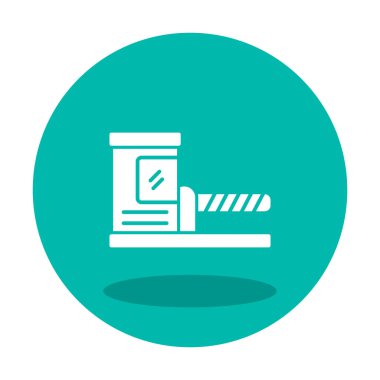 Park engeli simgesinin web illüstrasyonu