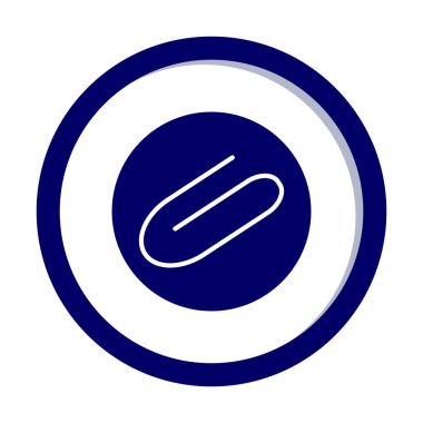 Eklenti simgesi. vektör renk çizimi