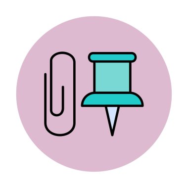 Kağıt atacı web simgesi, vektör çizim 