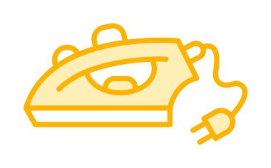 Demir düz simgesi. vektör çizim