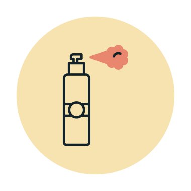 Sprey simgesi. Vektör konsept illüstrasyon tasarımı için