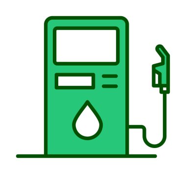 Yakıt İstasyonu simgesi taslak biçimi