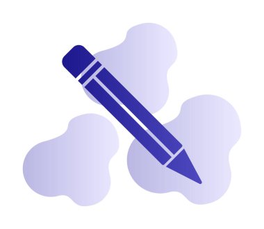 kalem simgesi vektör illüstrasyonu