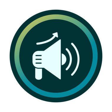 Basit Pazarlama Incerase simgesi, vektör illüstrasyonu