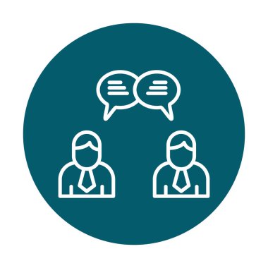 Kullanıcılar iletişim konsepti vektör illüstrasyonunu sohbet