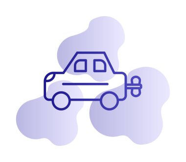 Araç Oyuncağı simgesi arka planda izole edildi