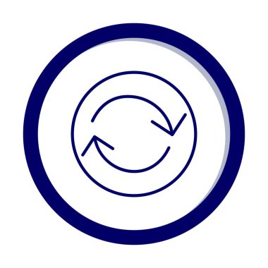 Modern simgenin vektör illüstrasyonu              