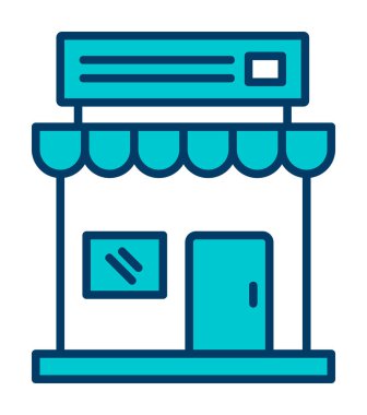 Basit simge vektör illüstrasyonunu sakla