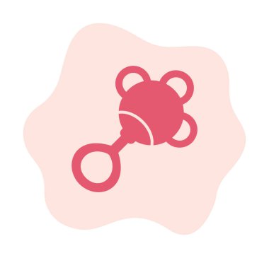 Çıngırak modern simgesinin vektör çizimi