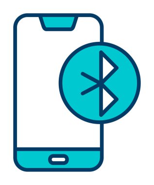 Bluetooth simgesi vektör çizim