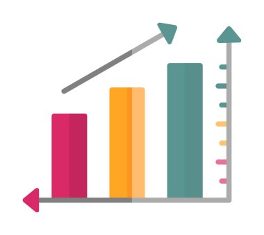 Grafik. Web simgesi basit illüstrasyon 