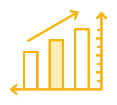 Grafik. Web simgesi basit illüstrasyon 