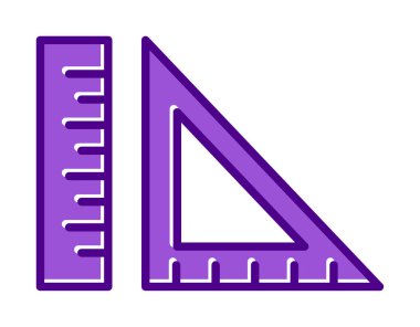 ölçekli düz simge, vektör illüstrasyonu 