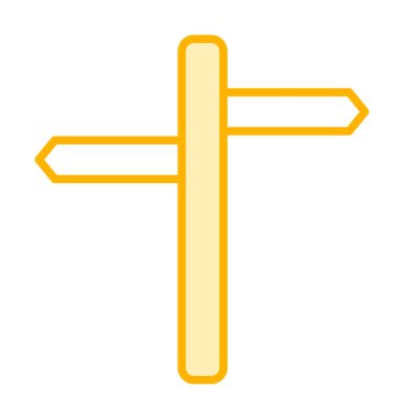 iki yönlü ikon. Vektör illüstrasyonu, düz tasarım