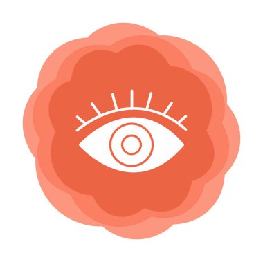 Göz simgesi, vektör illüstrasyon tasarımı 