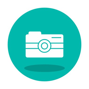 Kamera. Web simgesi basit illüstrasyon 