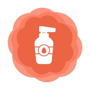 Beyaz arkaplanda bebek yağı vektör illüstrasyonu