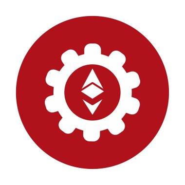 Ethereum Simge vektör çizimi ayarlanıyor