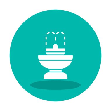 fıskiye ikonu vektör illüstrasyonu