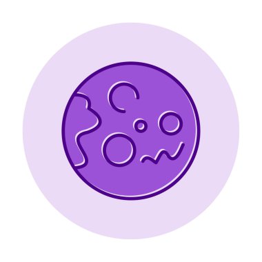 Gezegenler simgesi, vektör illüstrasyonu